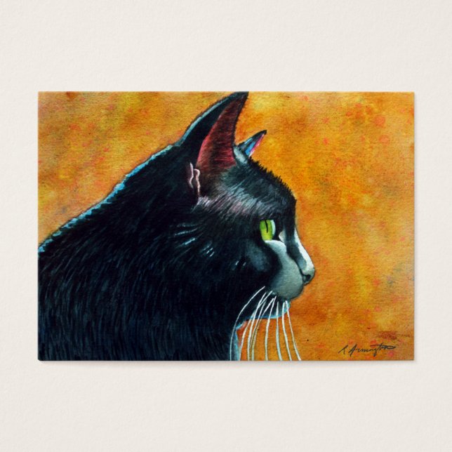Black Cat ACEO (Vorderseite)