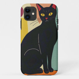 Black Cat Art Case-Mate iPhone Hülle