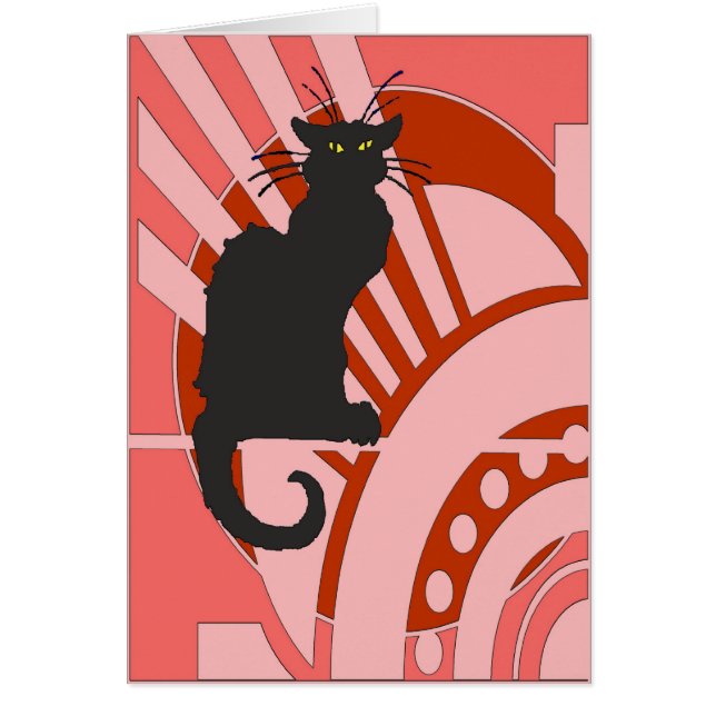 Black Cat Art Deco (Vorne)