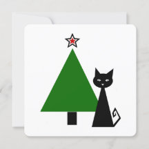 +{ black cat & christlich tree }+