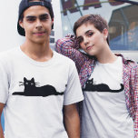 Black Cat Cool Kitty Lover T-Shirt<br><div class="desc">Zeigen Sie Ihre Liebe von Katzen in diesem niedlichen, schwarzen Tee! Grafische Features wie ein kühles schwarzes Kitty, perfekt für jeden Katzenfan. Dieses coole Cat-Shirt ist in einer Reihe von Stilen erhältlich - kurze Ärmel, lange Ärmel, Hoodies und mehr!</div>