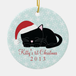 Black Cat Custom Weihnachtsschmuck