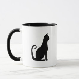 Black Cat Design Tasse