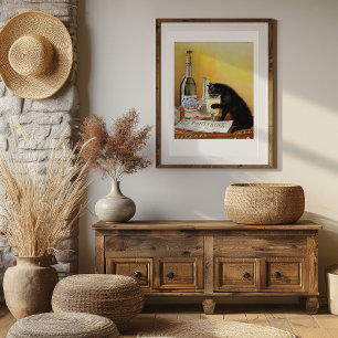 Black Cat Drink Absinthe Poster