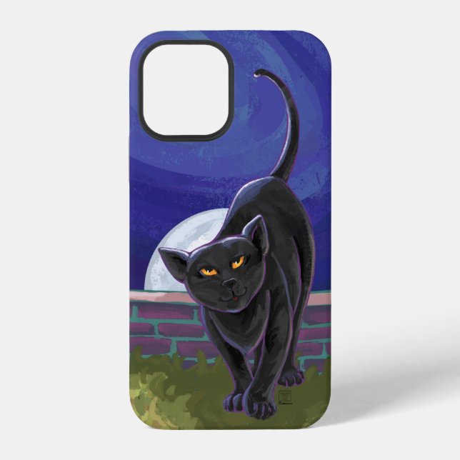 Black Cat Electronics iPhone 12 Hülle (Rückseite)