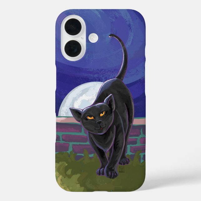 Black Cat Electronics iPhone 16 Hülle (Rückseite)