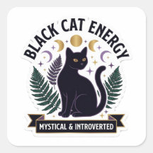 Black Cat Energy - Mystisch und introvertiert himm