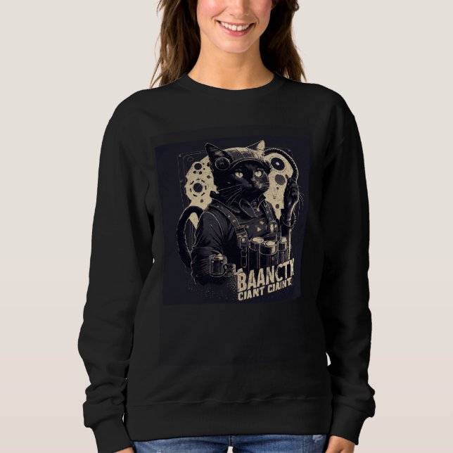 Black Cat Engineer Candy  1 Sweatshirt (Vorderseite)
