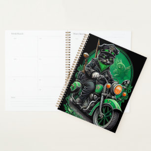 Black Cat Fahrrad St. Patrick's Day Planer