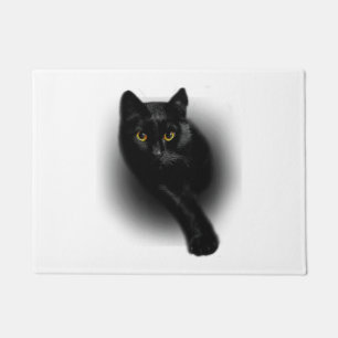 Black Cat Feilnägel Fußmatte