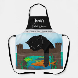 Black Cat Fishing, Grauband Schürze