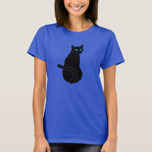 Black Cat Funny T - Shirt