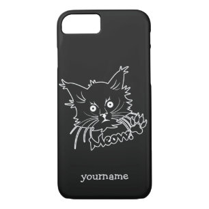 Black-Cat-Gehäuse für Monogramm Case-Mate iPhone Hülle