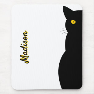 BLACK CAT Golden Eyes individuell einstellbar Mousepad