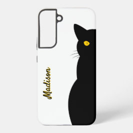 BLACK CAT Golden Eyes individuell einstellbar Samsung Galaxy Hülle