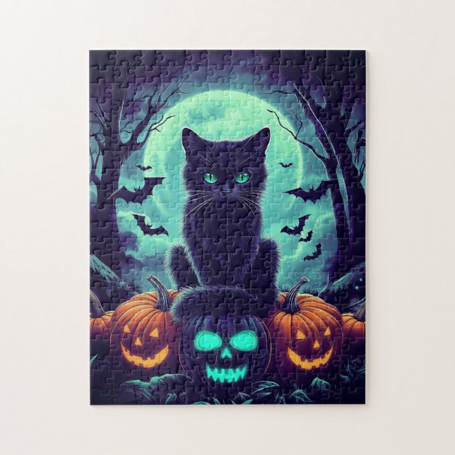 Black Cat Halloween (Vertikal)