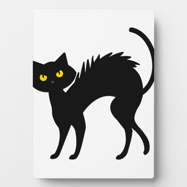 Black Cat Halloween - Black Cats T - Shirt Fotoplatte (Vorderseite)