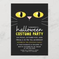 Black Cat Halloween Costume Party