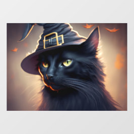 Black Cat Halloween Fensteraufkleber