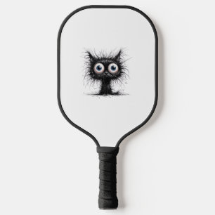 Black Cat Halloween Kostüm Party Beängstigende Kat Pickleball Schläger