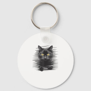 Black Cat Halloween Kostüm Spooky Kitty Cat Kitte Schlüsselanhänger
