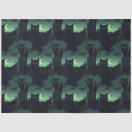 Black Cat Halloween Seidenpapier