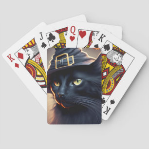 Black Cat Halloween Spielkarten