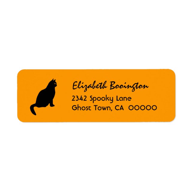 BLACK CAT Halloween Thema H04 (Vorne)