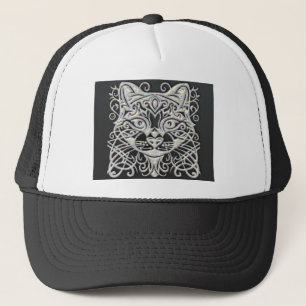Black Cat Hat Truckerkappe