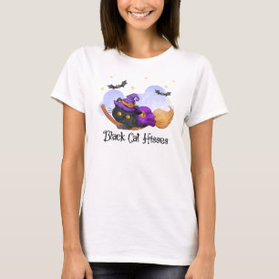 Black Cat Hisses T-Shirt