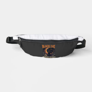Black Cat Humane Society Halloween Halbmond L Bauchtasche