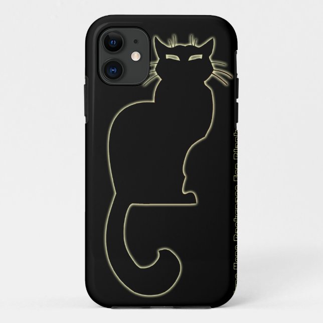 Black Cat iPhone 5 Case Cat Lover Smartphone Case (Rückseite)