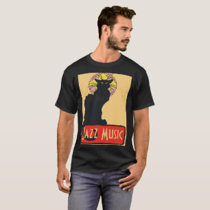Black Cat, Jazzmusik T-Shirt