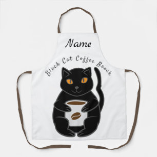 Black Cat Kaffee Break Thunder_Cove Schürze
