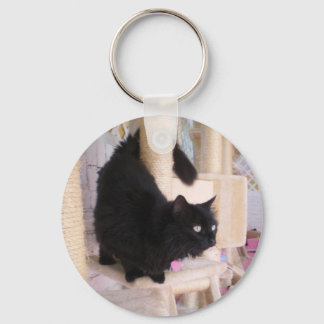 Black Cat Key Chain mit Smoky Schlüsselanhänger