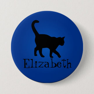 Black Cat Lover - Mein Name Button
