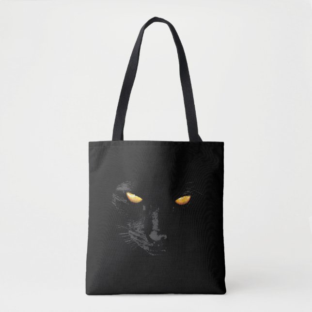 Black Cat Magic elegant anpassbar Tasche (Vorderseite)