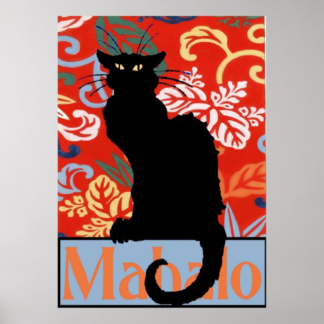 Black Cat, Mahalo, Danke, Poster (Vorne)