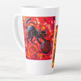  Black Cat   Milchtasse