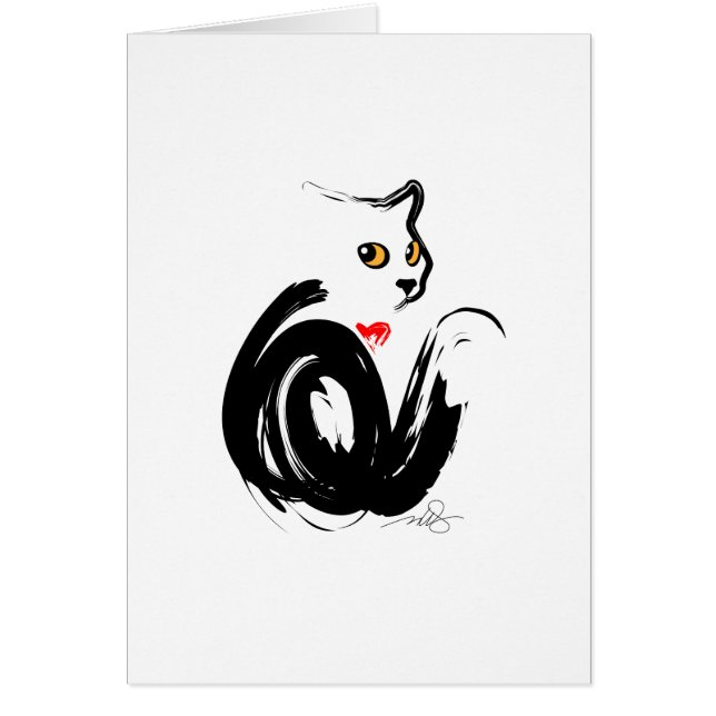 Black Cat 'n' Heart (Devant)