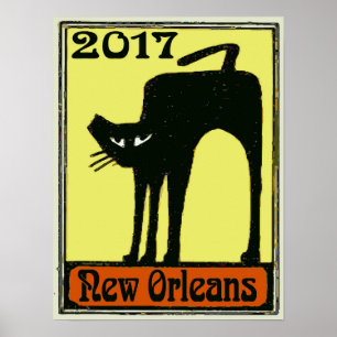 Black Cat New Orleans 2017 Poster