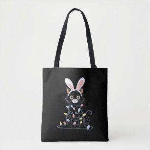 Black Cat Oaster Pajama Osterdekorationen L Tasche