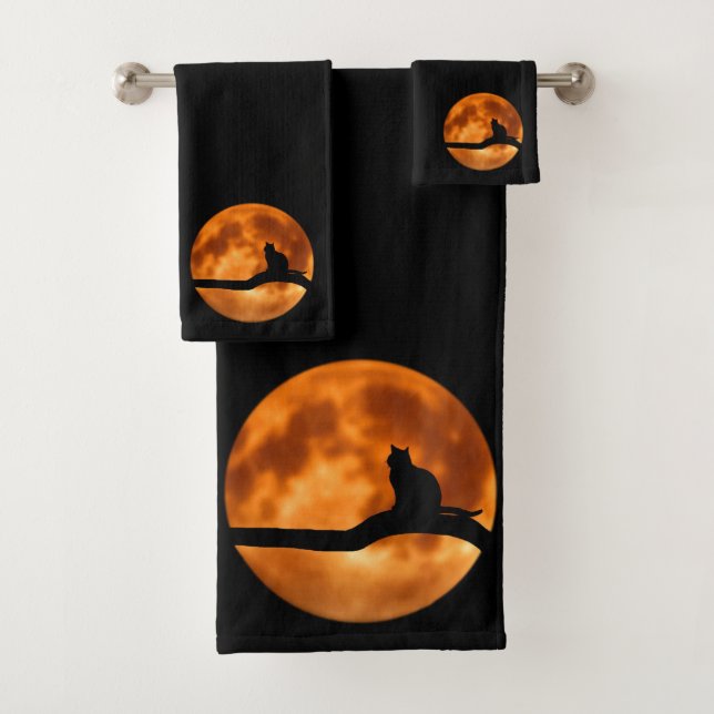 Black Cat Orange Moon (En situation)