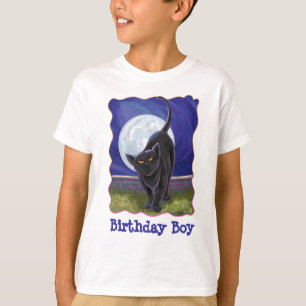 Black Cat Party Center T-Shirt