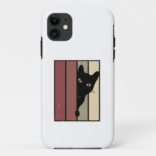 Black Cat Peeking Case-Mate iPhone Hülle