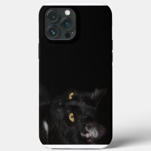 Black Cat Phone Case - HAMbyWhiteGlove