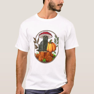 Black Cat Pilz-Shirt Kinderwagen Kleinkind Niedlic T-Shirt