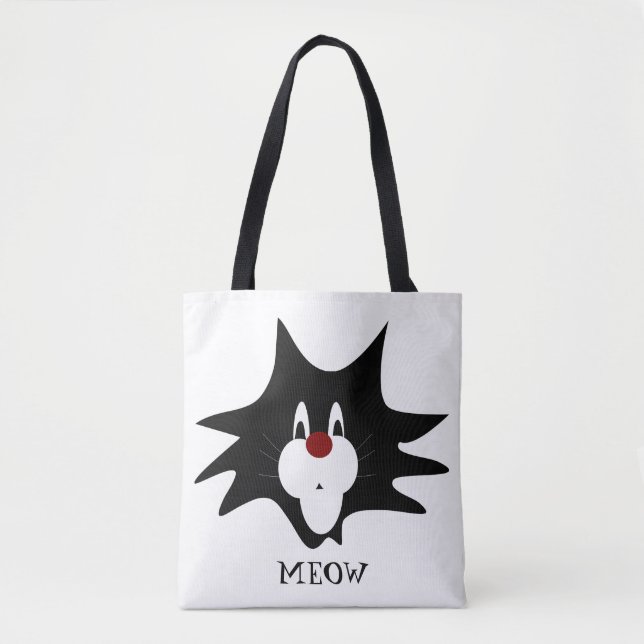 Black Cat Platsch Tasche (Vorderseite)