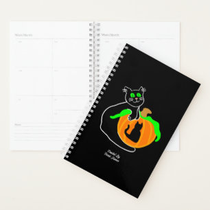 Black Cat Pumpkin Kleiner Planer