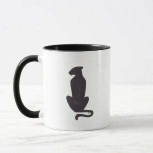 Black Cat Silhouette combo tasse à café